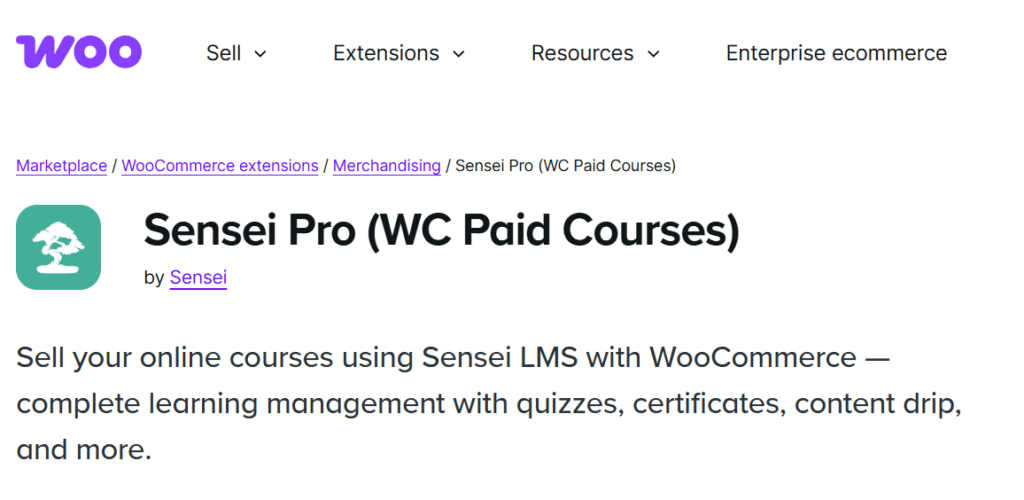 Cours payants WooCommerce