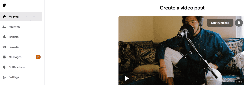 Financement participatif Patreon