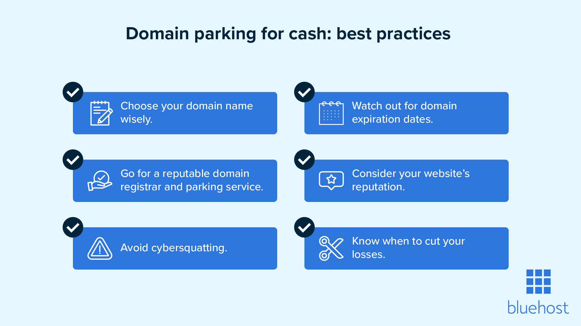Le parking de domaine peut être une bonne source de revenus pour votre entreprise si vous suivez ces bonnes pratiques.