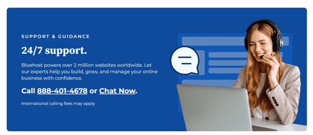 Support Bluehost