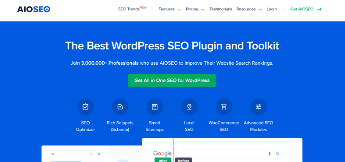 SEO tout-en-un (AIOSEO)