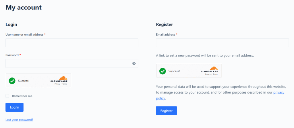 Activer CAPTCHA pour les formulaires