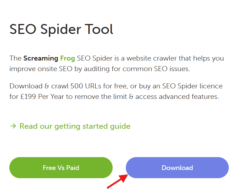 Outil SEO Spider