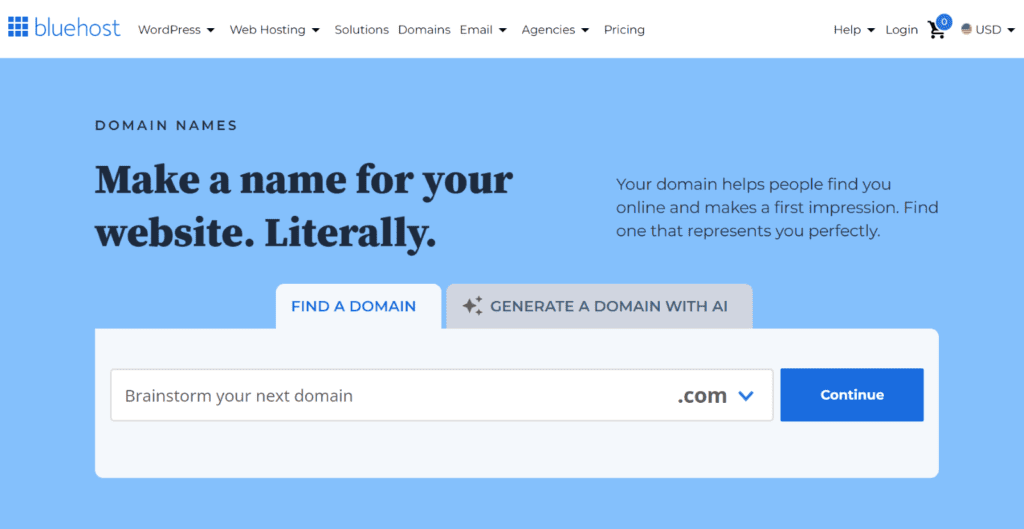 outil de recherche de domaine