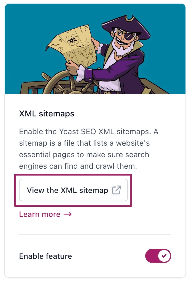 Voir le plan du site XML