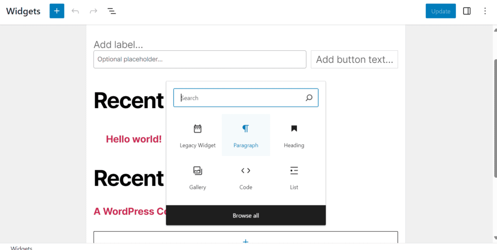 Modifiez votre pied de page dans WordPress