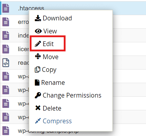 Fichier .htaccess