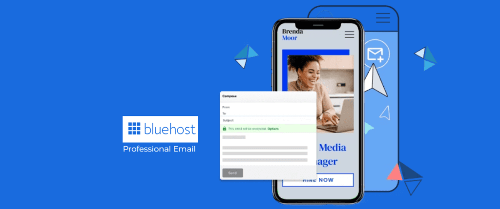 Courrier professionnel Bluehost