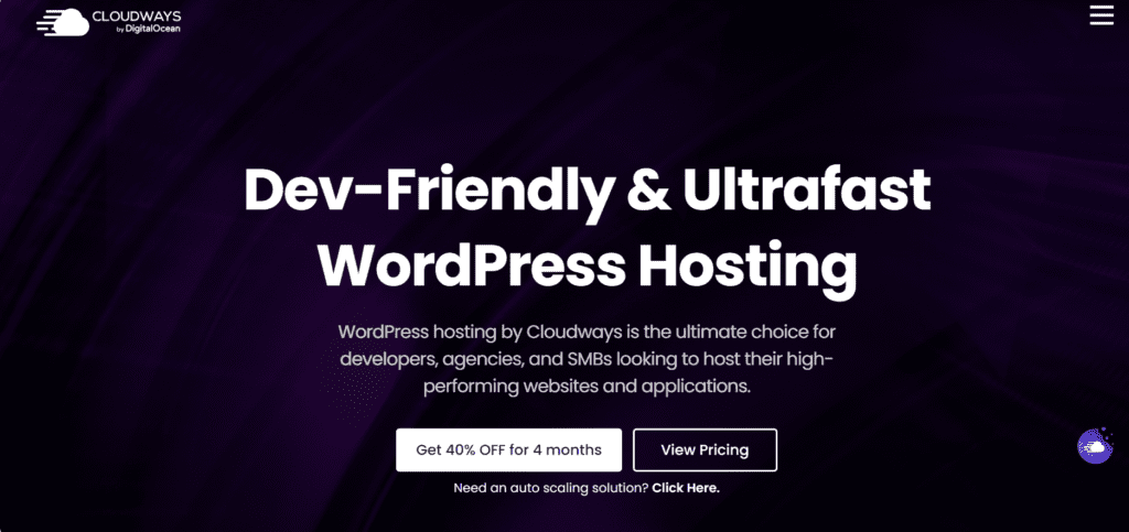 Hébergement WordPress Cloudways