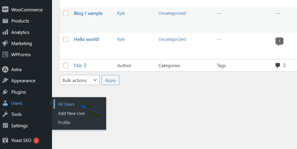 Comment supprimer l’inscription d’un utilisateur sur WordPress