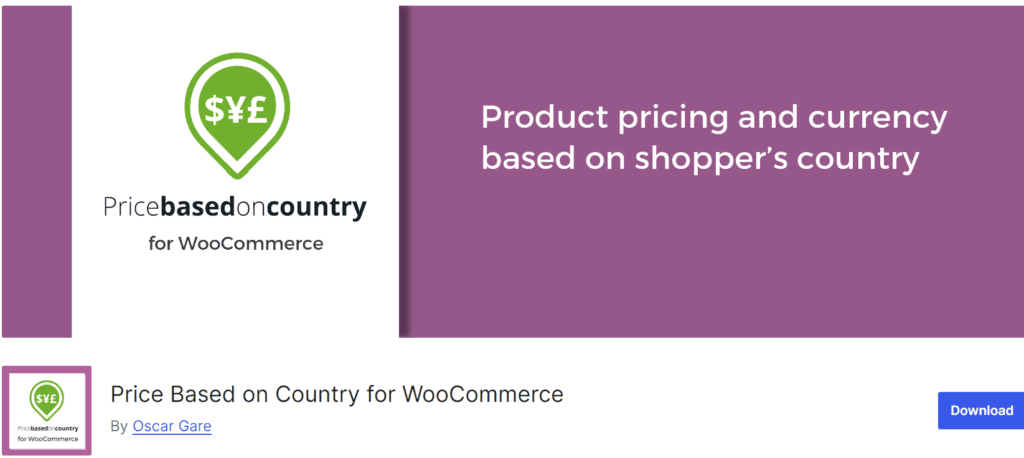 Prix basé sur le pays pour le plugin WooCommerce