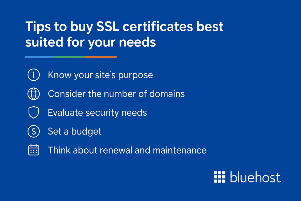 Conseils pour acheter des certificats SSL