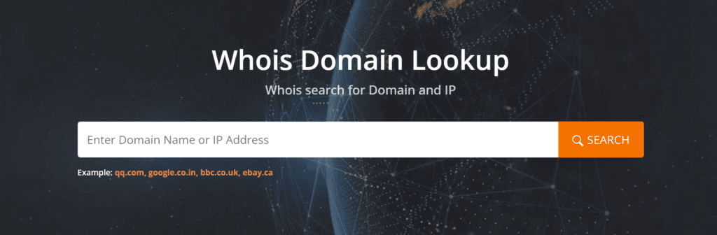 Base de données Whois