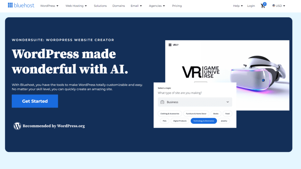 WonderSuite par Bluehost