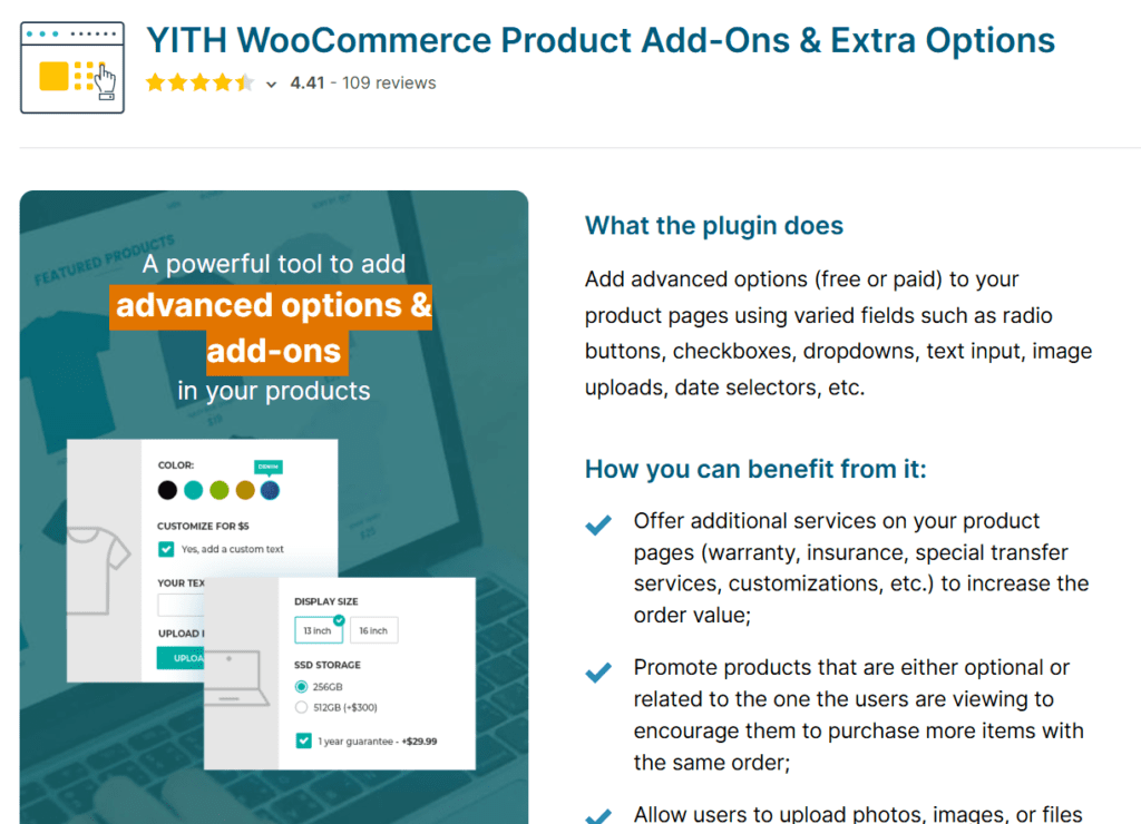 YITH WooCommerce Product Add-ons  
