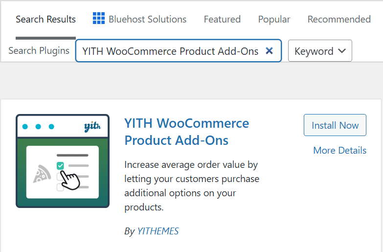 YITH WooCommerce Product Addon