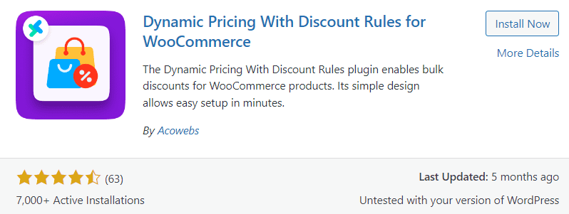 Tarification dynamique avec règles de remise pour WooCommerce