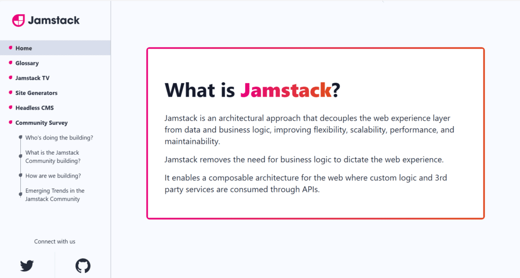 Portefeuille Jamstack