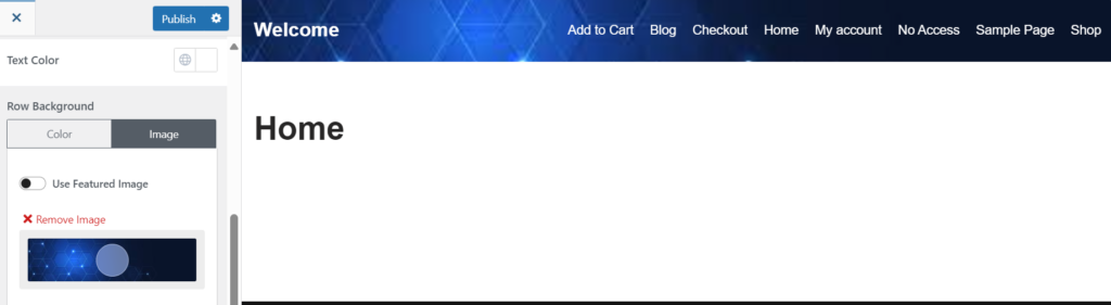 Ajouter une image à l’en-tête du site