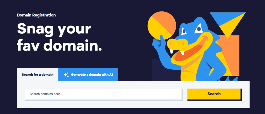 Enregistrement de domaine avec HostGator