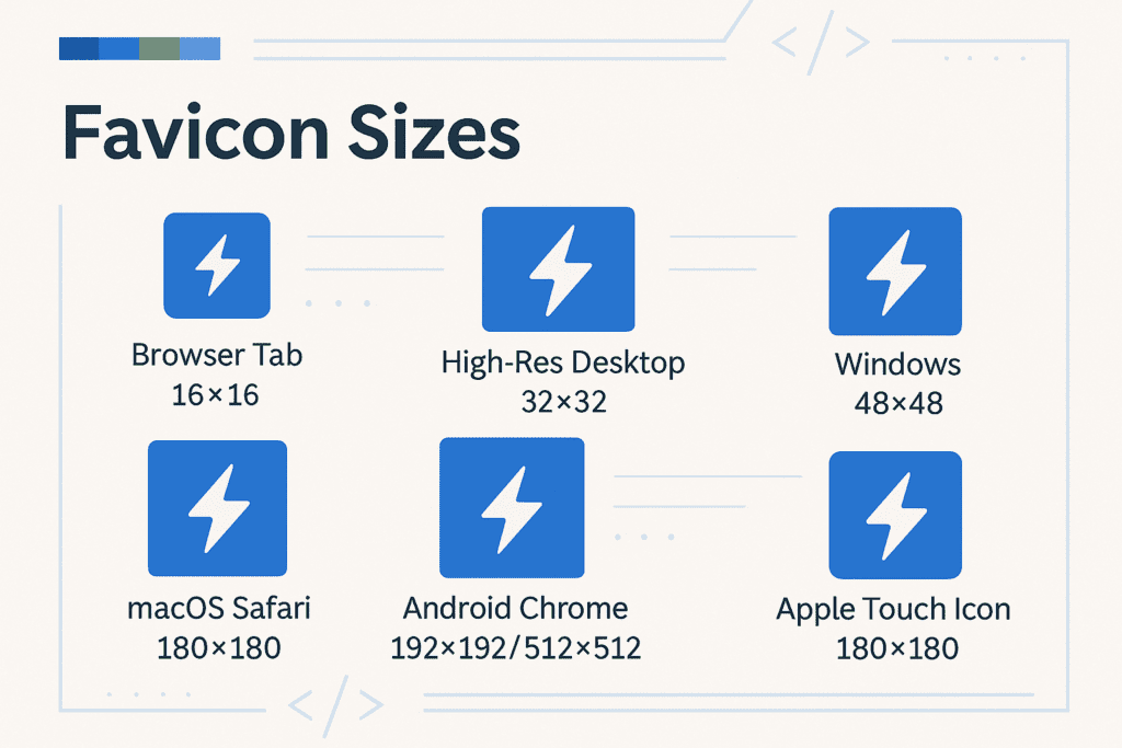 Taille des favicons