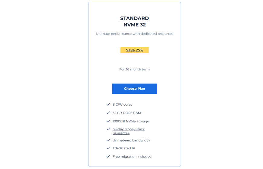 Hébergement de serveur dédié entièrement géré