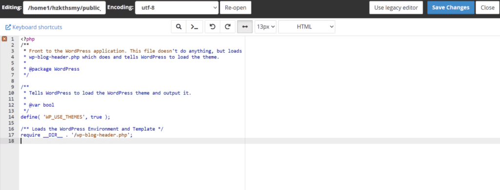 Modifier HTML