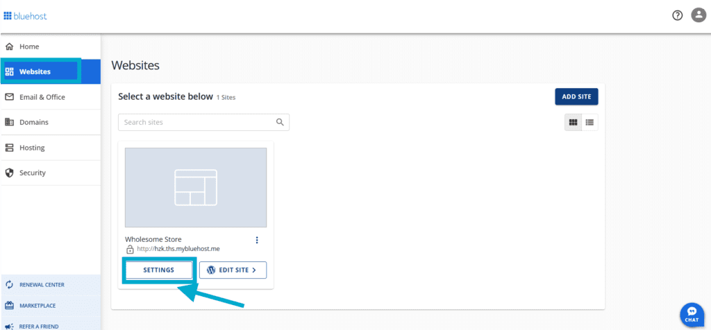 Sites web