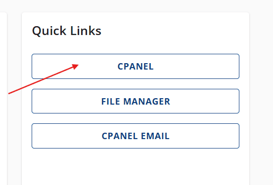 Aller à cpanel