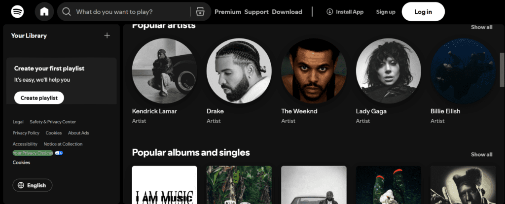 Spotify (en anglais)