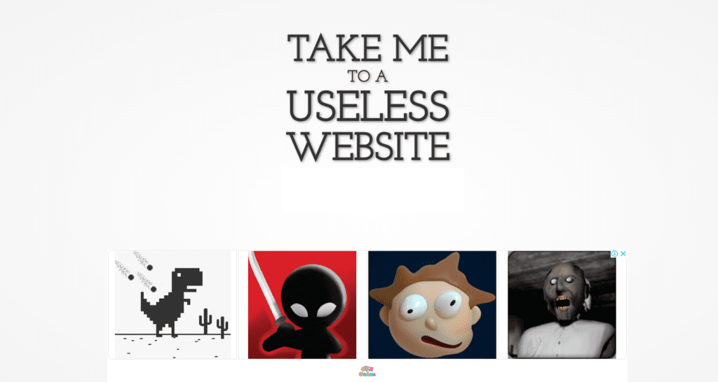 Le Web inutile