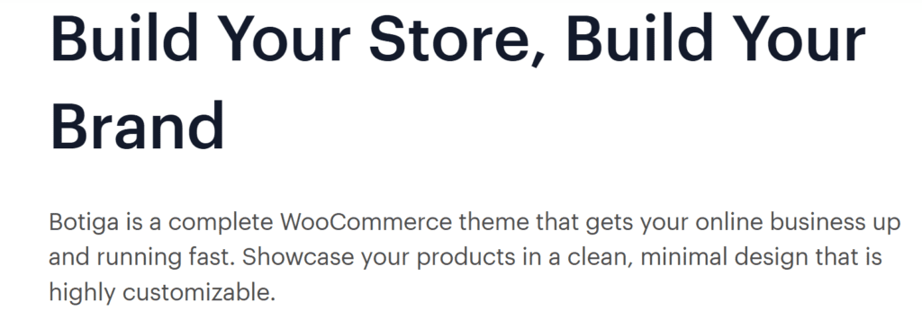 Botiga - Thème WordPress WooCommerce