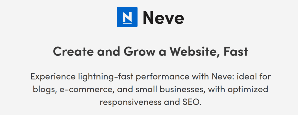 Neve - Thème WordPress WooCommerce