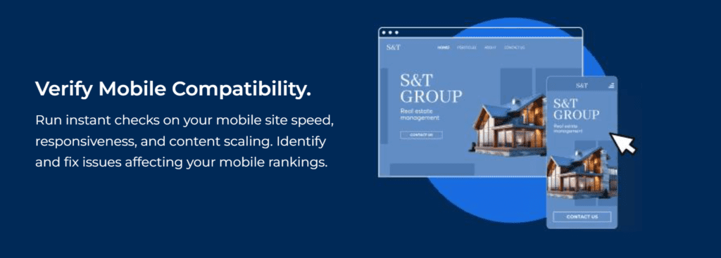 Vérifier la compatibilité mobile avec Bluehost SEO Checker