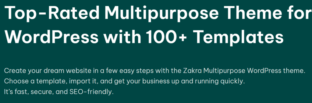 Zakra - Thème WordPress WooCommerce