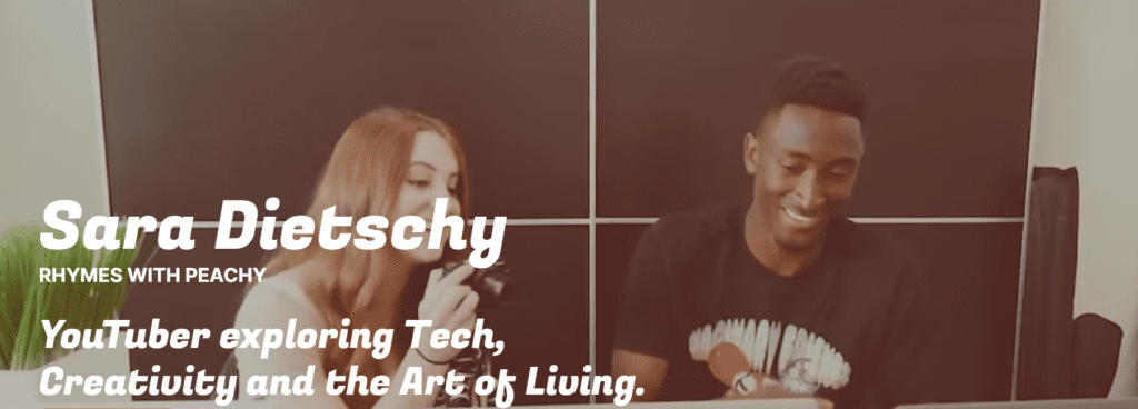 Site de Sara Dietschy