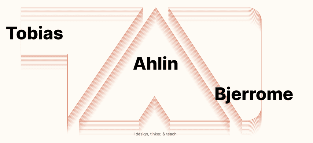 Site de Tobias Ahlin  