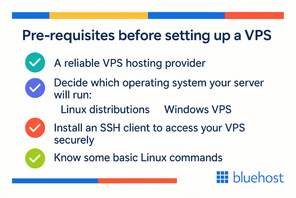De quoi avez-vous besoin avant d'installer un VPS ?